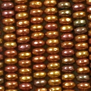 2x4mm Mixed Yellow-Golden Rondelle Beads [100] (see Defects)