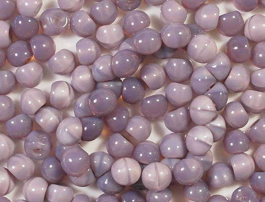 9mm Milky Amethyst Button Beads [15] (see Comments)