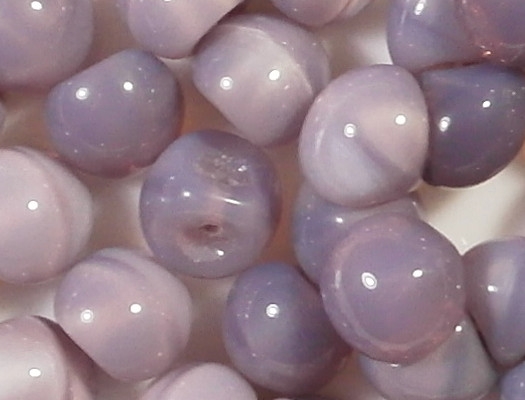 9mm Milky Amethyst Button Beads [15] (see Comments)