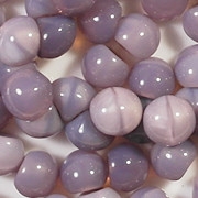 9mm Milky Amethyst Button Beads [15] (see Comments)