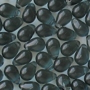 9mm Montana Blue Teardrop Beads [50]