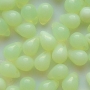 8mm Yellow Opalescent Teardrop Beads [50]