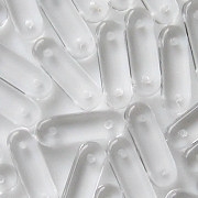 15mm Clear Double-Hole Bars [50]