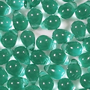 8mm Teal Teardrop Beads [50]