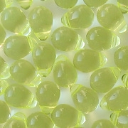 8mm Yellow Teardrop Beads [50]