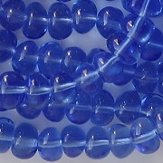 6x8mm Sapphire-Blue Nugget Beads [50]