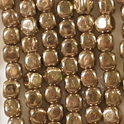 3.5mm Bronze Cube Beads [100]