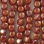 3.5mm Red-Bronze Cube Beads [100] (see Comments)