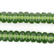 3x6mm Olive Green Rondelle Beads (50)