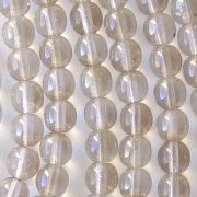 6mm Clear Celsian Round Beads [50]