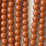 4mm Brown Umber Round Beads [100]