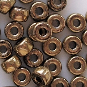 4x6mm Bronze Pony Beads [50] (see Comments)