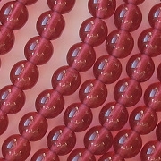 6mm Fuchsia Round Beads [50]