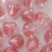 11mm Pink Givre Angular Nugget Beads [25]