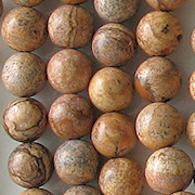 8mm Picture Jasper Beads (49-51)