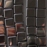 8mm Hematite Cube Beads [20]