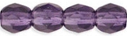 4mm Tanzanite Purple Faceted Round Beads [100]